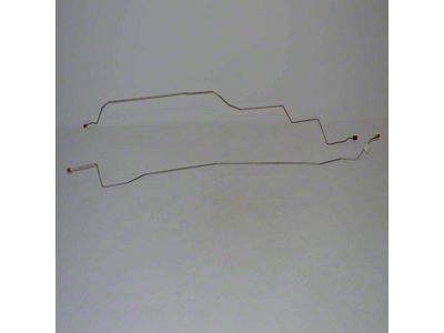 Fine Lines Intermediate Brake Line Kit; Stainless (12/13/01-03 F-150 Regular Cab w/ 6-1/2-Foot Bed & Rear Disc Brakes)