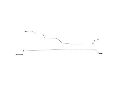 Fine Lines Intermediate Brake Line Kit; Stainless (01-03 F-150 Lightning)