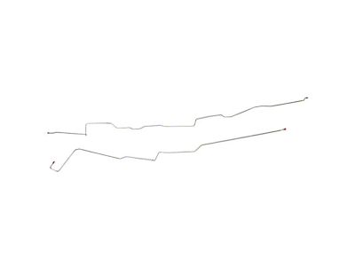 Fine Lines Intermediate Brake Line Kit; Stainless (04-08 F-150 SuperCab w/ 6-1/2-Foot Bed)