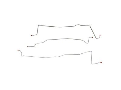 Fine Lines Intermediate Brake Line Kit; Stainless (97-12/12/01 F-150 Regular Cab w/ 8-Foot Bed, SuperCab w/ 6-1/2-Foot Bed, SuperCrew)