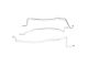 Fine Lines Intermediate Brake Line Kit; Stainless (97-12/12/01 F-150 Regular Cab w/ 8-Foot Bed, SuperCab w/ 6-1/2-Foot Bed, SuperCrew)