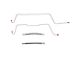 Fine Lines Rear Axle Brake Line Kit; Stainless (01-03 F-150 Lightning)