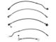 Fine Lines Braided Stainless Complete Brake Hose Kit; Front and Rear (99-01 4WD F-250 Super Duty w/ 2-Wheel ABS & Staggered Rear Calipers)