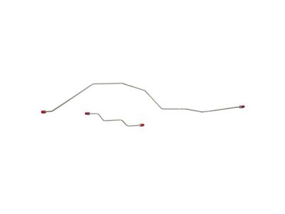 Fine Lines Rear Brake Line Kit; Stainless (99-04 F-250 Super Duty)