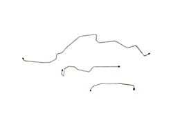 Fine Lines Front Brake Line Kit; Steel (99-01 F-350 Super Duty w/ 2-Wheel ABS)