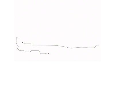 Fine Lines Intermediate Brake Line Kit; Stainless (05-07 F-350 Super Duty SuperCab w/ 6-3/4-Foot Bed)