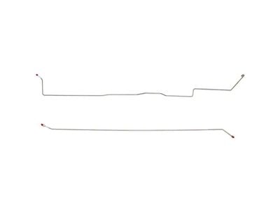 Fine Lines Intermediate Brake Line Kit; Stainless (02-05 4WD RAM 1500 Quad Cab w/ 6.4-Foot Box)