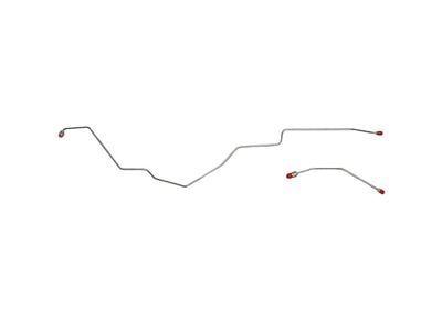 Fine Lines Rear Brake Line Kit; Stainless (06-08 5.7L RAM 1500 Mega Cab)