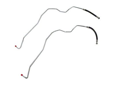 Fine Lines Transmission Cooler Lines; Stainless (05-08 5.7L RAM 1500)