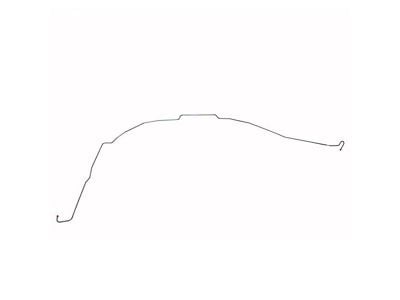 Fine Lines Main Fuel Line; Stainless (10-13 5.7L RAM 2500 Crew Cab w/ 6.4-Foot Box)