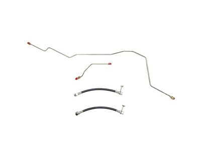 Fine Lines Rear Brake Line Kit; Stainless (01-02 RAM 2500 w/ Dana 80)