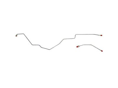 Fine Lines Rear Brake Line Kit; Steel (10-13 5.7L RAM 2500 w/ 10.50-Inch Rear Axle & w/o Traction Control)