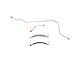 Fine Lines Rear Brake Line Kit; Stainless (01-02 RAM 3500 w/ Dana 80)