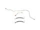 Fine Lines Rear Brake Line Kit; Steel (01-02 RAM 3500 w/ Dana 80)