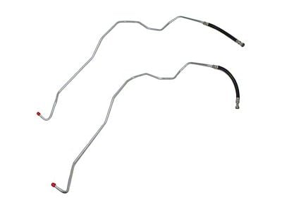 Fine Lines Transmission Cooler Lines; Stainless (05-09 5.7L RAM 3500)