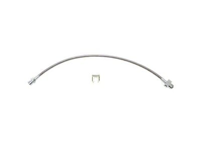 Fine Lines Braided Stainless Axle Drop Brake Hose; Rear (99-06 Sierra 1500)