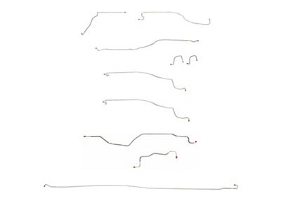 Fine Lines Complete Brake Line Kit; Stainless (2004 4WD Sierra 1500 Crew Cab)