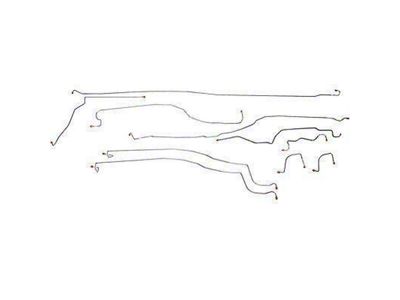 Fine Lines Complete Brake Line Kit; Stainless (03-04 4WD Sierra 1500 Regular Cab w/ 8-Foot Long Box)