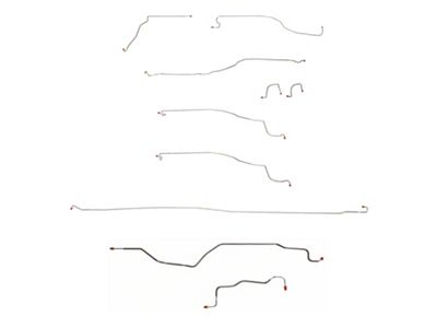 Fine Lines Complete Brake Line Kit; Stainless (2004 2WD Sierra 1500 Crew Cab)