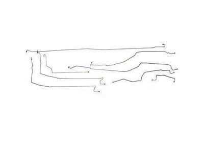 Fine Lines Complete Brake Line Kit; Steel (99-02 2WD Sierra 1500 Regular Cab w/ 6.50-Foot Standard Box)