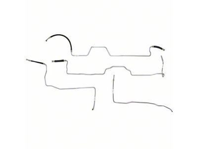 Fine Lines Fuel Lines; Stainless (04-06 V8 Sierra 1500 Crew Cab w/o Flex-Fuel)