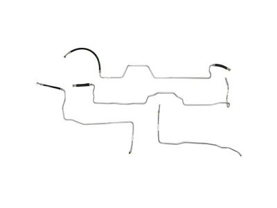 Fine Lines Fuel Lines; Steel (04-06 V8 Sierra 1500 Crew Cab w/o Flex-Fuel)