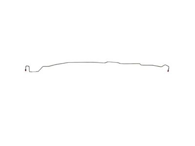 Fine Lines Intermediate Brake Line Kit; Steel (07-08 Sierra 1500 Regular Cab w/ 6.50-Foot Standard Box, Rear Drum Brakes & w/o Traction Control, Excluding Hybrid)