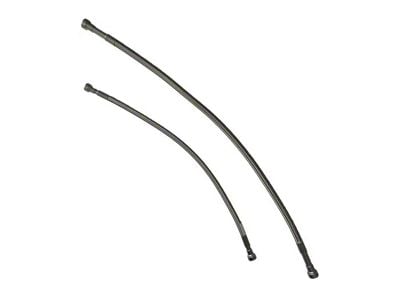 Fine Lines Fuel Tank Hose; Stainless (01-10 6.6L Duramax Sierra 2500 HD)