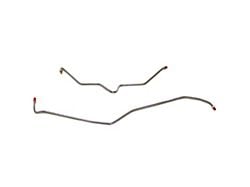 Fine Lines Rear Brake Line Kit; Stainless (01-06 6.6L Duramax, 8.1L Sierra 2500 HD)