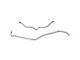 Fine Lines Rear Brake Line Kit; Stainless (01-06 6.6L Duramax, 8.1L Sierra 2500 HD)