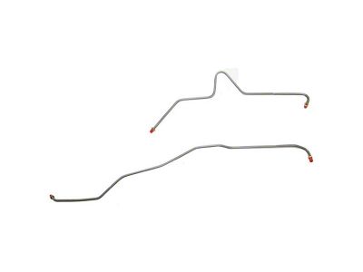 Fine Lines Rear Brake Line Kit; Stainless (01-06 6.0L Sierra 2500 HD)