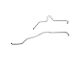 Fine Lines Rear Brake Line Kit; Stainless (01-06 6.0L Sierra 2500 HD)