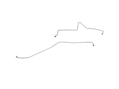 Fine Lines Rear Brake Line Kit; Stainless (07-08 6.0L Sierra 2500 HD)