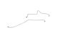 Fine Lines Rear Brake Line Kit; Stainless (07-10 6.6L Duramax Sierra 2500 HD)