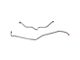 Fine Lines Rear Brake Line Kit; Steel (01-06 6.6L Duramax, 8.1L Sierra 2500 HD)