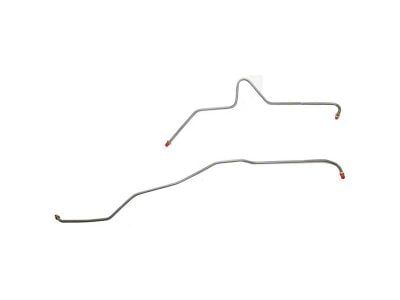 Fine Lines Rear Brake Line Kit; Steel (01-06 6.0L Sierra 2500 HD)