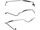 Fine Lines Transmission Cooling Lines; Steel (03-05 6.6L Duramax Sierra 2500 HD)