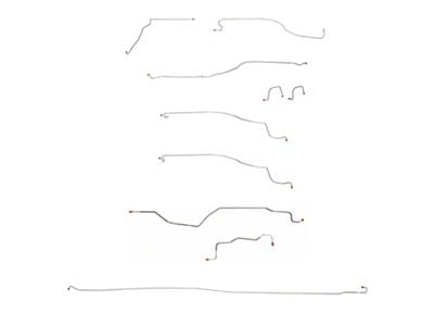 Fine Lines Complete Brake Line Kit; Stainless (2004 4WD Silverado 1500 Crew Cab)