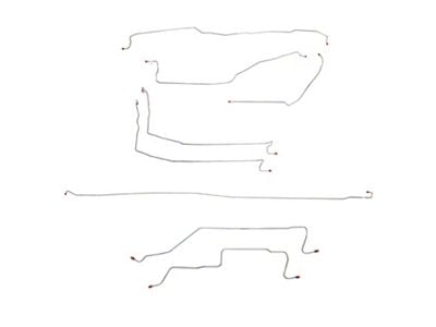 Fine Lines Complete Brake Line Kit; Stainless (05-06 Silverado 1500 Crew Cab)