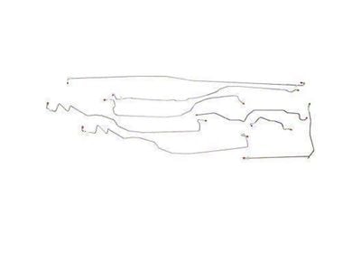 Fine Lines Complete Brake Line Kit; Steel (05-06 4WD Silverado 1500 Regular Cab w/ 8-Foot Long Box)