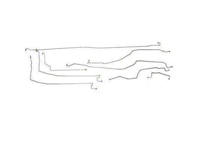 Fine Lines Complete Brake Line Kit; Steel (99-02 2WD Silverado 1500 Regular Cab w/ 6.50-Foot Standard Box)