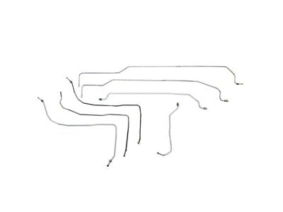 Fine Lines Fuel Line Kit; Stainless (00-03 4.3L Silverado 1500 Extended Cab)