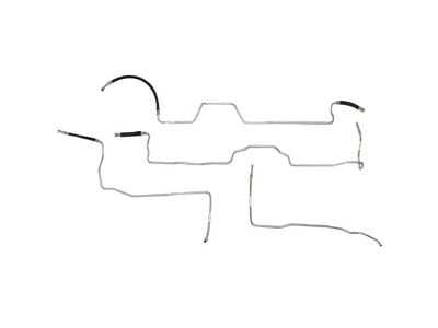 Fine Lines Fuel Lines; Steel (04-06 V8 Silverado 1500 Crew Cab w/o Flex-Fuel)