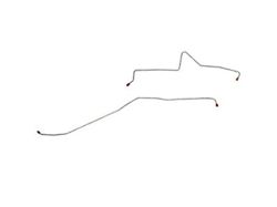 Fine Lines Rear Brake Line Kit; Stainless (07-10 6.6L Duramax Silverado 2500 HD)