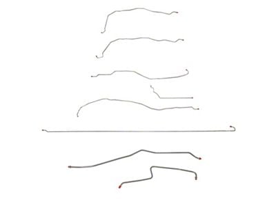 Fine Lines Complete Brake Line Kit; Steel (01-06 Silverado 3500 HD Extended Cab DRW w/ 8-Foot Long Box)