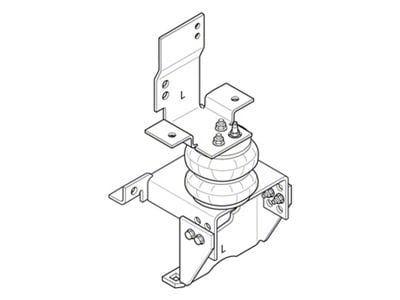 Firestone Ride-Rite Manual Fill Rear Air Helper Spring Kit (94-98 RAM 2500)