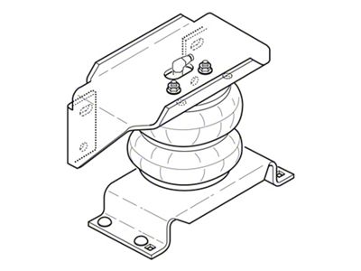 Firestone Ride-Rite Manual Fill Rear Air Helper Spring Kit (11-12 Silverado 3500 HD Cab & Chassis)