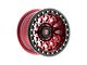 Fittipaldi Offroad FB153 Gloss Red Machined with Red Tint and Gloss Black Ring 6-Lug Wheel; 17x9; -15mm Offset (04-08 F-150)