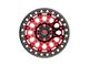 Fittipaldi Offroad FB153 Gloss Red Machined with Red Tint and Gloss Black Ring 6-Lug Wheel; 17x9; -15mm Offset (04-08 F-150)