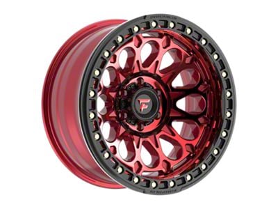 Fittipaldi Offroad FB153 Gloss Red Machined with Red Tint and Gloss Black Ring 6-Lug Wheel; 20x10; -38mm Offset (04-08 F-150)